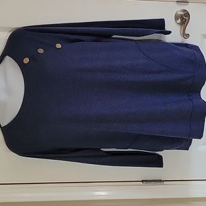 Unknown Brand, blue shirt.